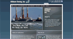 Desktop Screenshot of offshoretowing.com