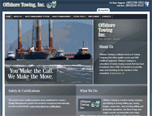 Tablet Screenshot of offshoretowing.com